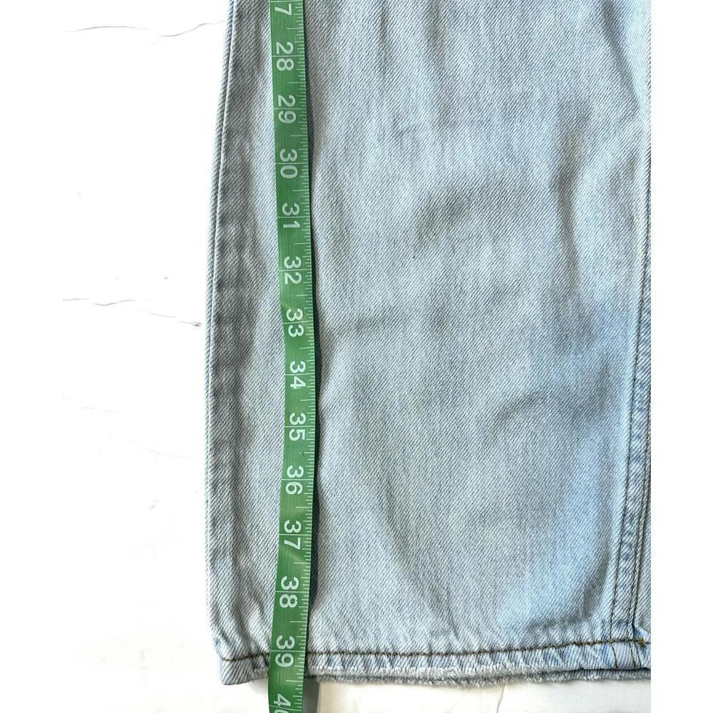 S.O.N.G. 90s Boyfriend Jeans Destroyed Light Blue Size 9/29 - Picture 15 of 15